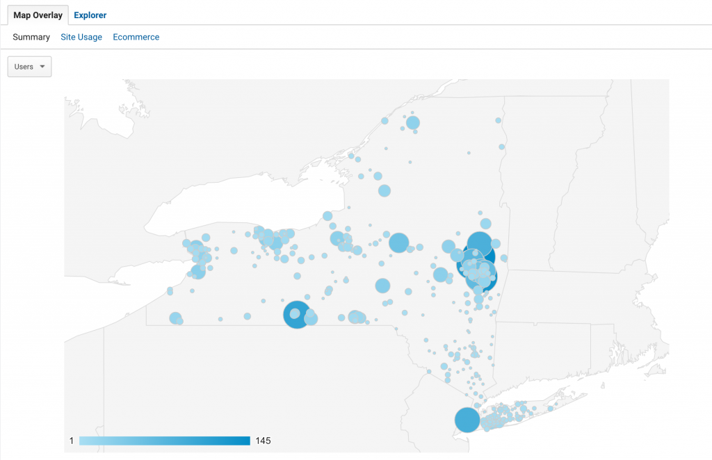 GEO location - New York - cities - 5-7-2020