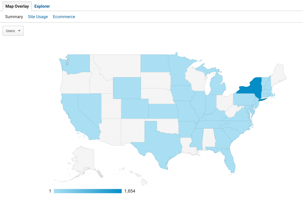 GEO location - U.S. graph May 15-21 2020