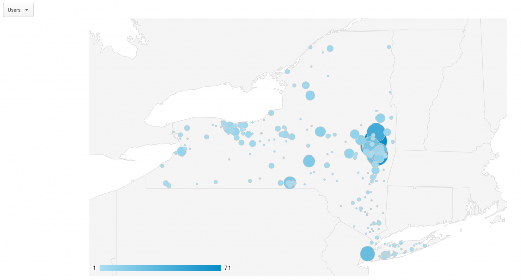 GEO Location - NY Cities- May 29 to June 4