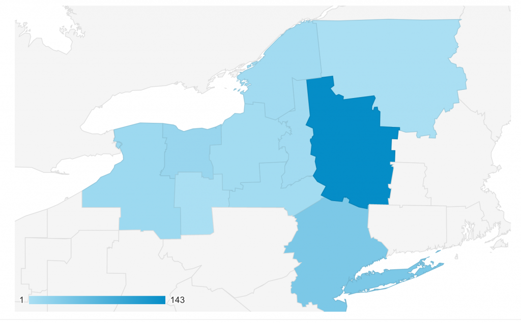 GEO location New York Metro areas - September 26 - October 2, 2020