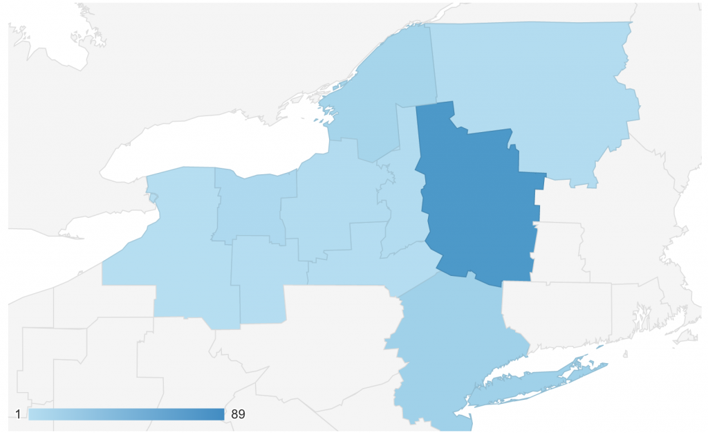 GEO location New York Metro areas - November 14-20, 2020