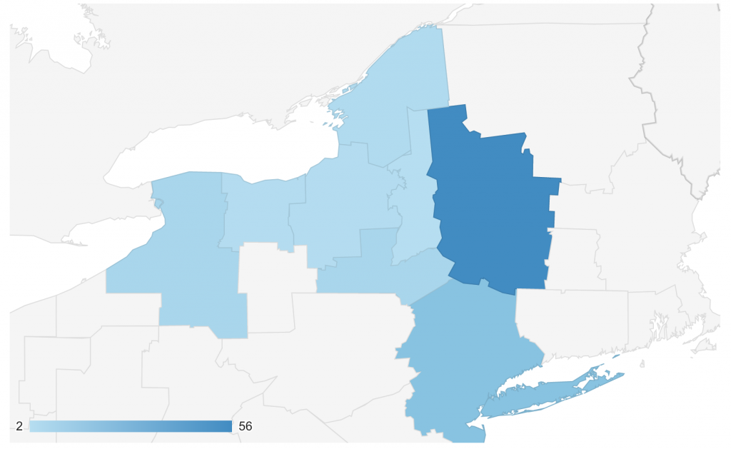 GEO location New York Metro areas - December 5-11, 2020