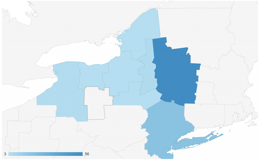 GEO location New York Metro areas - January 30 to February 5, 2021